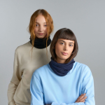 Scaldacollo termoregolatore in lana merino riciclata vue 3