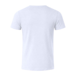 T-shirt bianca da adulto a manica corta con collo rotondo 150g/m²