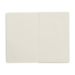 Taccuino grande formato con chiusura elastica Moleskine a righe color bianco
