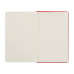 Taccuino grande formato con chiusura elastica Moleskine a righe color rosso scuro