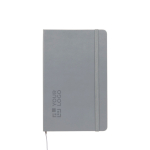 Taccuino grande formato con chiusura elastica Moleskine a righe vista area di stampa