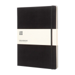 Taccuino Moleskine Classic extragrande con copertina rigida a righe color nero