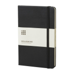 Taccuino Moleskine Classic a copertina rigida media, pagine a righe color nero