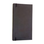 Taccuino Moleskine Classic a righe con nota ”in caso di smarrimento” color nero seconda vista
