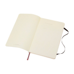 Taccuino Moleskine Classic a righe con nota ”in caso di smarrimento” color nero quinta vista