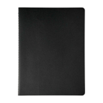 Taccuino Moleskine Cahier Journal con angoli arrotondati, pagine a righe color nero seconda vista frontale