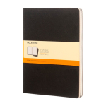 Taccuino Moleskine Cahier Journal con angoli arrotondati, pagine a righe color nero