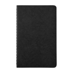 Taccuino Moleskine Cahier Journal con copertina in cartone, pagine a righe color nero seconda vista frontale