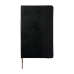 Taccuino Moleskine Classic con copertina morbida e flessibile, pagine lisce color nero seconda vista frontale
