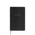 Taccuino grande con copertina rigida Moleskine Classic, pagine puntinate vista area di stampa