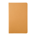 Taccuino Moleskine Cahier Journal in cartone con cuciture sul dorso pagine lisce color marrone seconda vista frontale