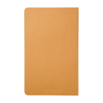 Taccuino Moleskine Cahier Journal in cartone con cuciture sul dorso pagine lisce color marrone seconda vista posteriore