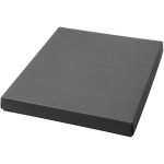 Set regalo con taccuino con copertina rigida e penna a inchiostro nero color nero seconda vista con scatola