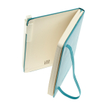 Penna a sfera in plastica con corpo rettangolare Moleskine Go Pen, inchiostro nero color bianco terza vista