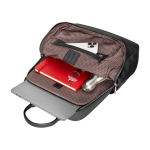 Zaino in pelle elegante dallo stile urbano Moleskine Classic 15” color nero terza vista