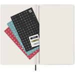 Agenda giornaliera con copertina morbida e chiusura elastica Moleskine color nero quinta vista