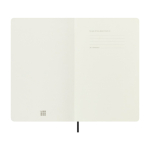 Taccuino XL vegano effetto pitone Moleskine Vegea Boa a righe color nero seconda vista