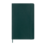 Taccuino XL vegano effetto pitone Moleskine Vegea Boa a righe color verde