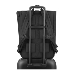 Zaino urbano roll-top con scomparti Moleskine Metro 15'' color nero terza vista