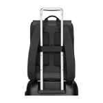 Zaino sottile con chiusura magnetica e zip Moleskine Metro Slim 15” color nero terza vista