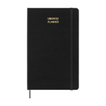 Agenda settimanale senza data per iniziare quando vuoi Moleskine color nero seconda vista frontale