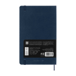Taccuino intelligente Moleskine per copiare dalla carta all’app mobile color blu terza vista posteriore