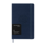 Taccuino intelligente Moleskine per copiare dalla carta all’app mobile color blu vista dettaglio con logo