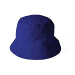 Cappello a secchiello in nylon e poliestere per esterni color blu prima vista