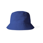 Cappello a secchiello in nylon e poliestere per esterni color blu