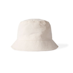 Cappello a secchiello in nylon e poliestere per esterni color naturale