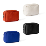 Necessaire in nylon e poliestere ad alta capacità 130 g/m² color nero quarta vista