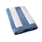 Asciugamano ideale per la spiaggia in cotone assorbente da 420 g/m² e 80x160 cm color blu
