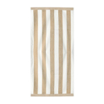 Asciugamano ideale per la spiaggia in cotone assorbente da 420 g/m² e 80x160 cm color beige terza vista