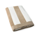 Asciugamano ideale per la spiaggia in cotone assorbente da 420 g/m² e 80x160 cm color beige