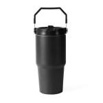 Borraccia termica antigoccia in acciaio inox riciclato 600 ml color nero