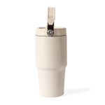 Borraccia termica antigoccia in acciaio inox riciclato 600 ml color beige prima vista