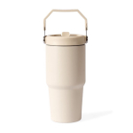 Borraccia termica antigoccia in acciaio inox riciclato 600 ml color beige seconda vista
