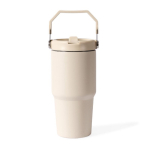 Borraccia termica antigoccia in acciaio inox riciclato 600 ml color beige