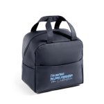 Borsa frigo termica con manici corti per un trasporto facile color blu mare prima vista