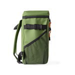 Zaino frigo con scomparti e similpelle da personalizzare color verde terza vista