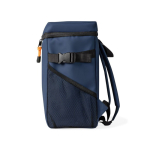 Zaino frigo con scomparti e similpelle da personalizzare color blu mare seconda vista