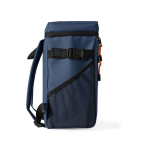 Zaino frigo con scomparti e similpelle da personalizzare color blu mare terza vista