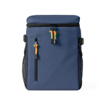 Zaino frigo con scomparti e similpelle da personalizzare color blu mare