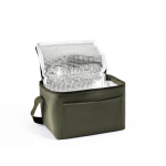 Borsa frigo termica personale con manici lunghi e zip color verde prima vista