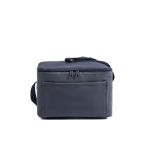 Borsa frigo termica personale con manici lunghi e zip color blu mare