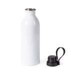 Borraccia antigoccia in acciaio inox ideale per sublimazione 500 ml color bianco seconda vista
