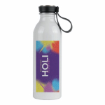 Borraccia antigoccia in acciaio inox ideale per sublimazione 500 ml color bianco terza vista