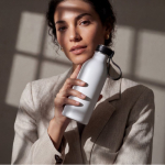 Borraccia antigoccia in acciaio inox ideale per sublimazione 500 ml color bianco quarta vista