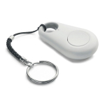 Localizzatore anti-smarrimento compatto ideale per chiavi e valigie color bianco prima vista