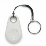 Localizzatore anti-smarrimento compatto ideale per chiavi e valigie color bianco